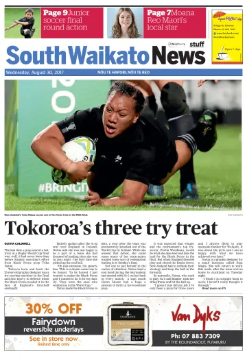 South Waikato News - 30 Aug 2017
