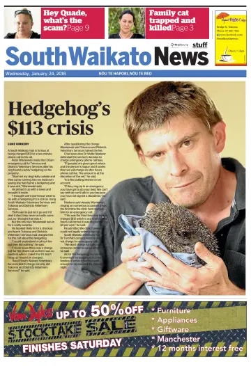 South Waikato News - 24 Jan 2018