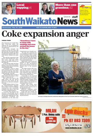 South Waikato News - 16 May 2018