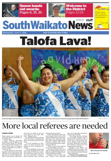 South Waikato News - 6 Jun 2018