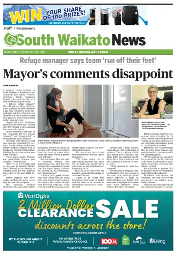 South Waikato News - 29 Sep 2021