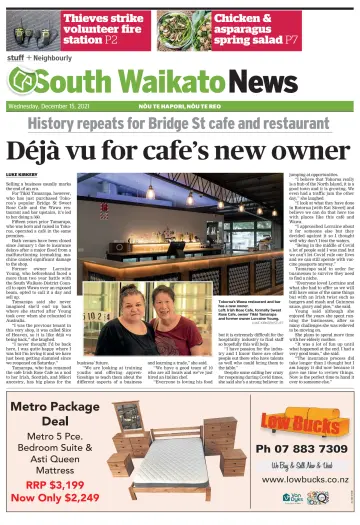 South Waikato News - 15 Dec 2021