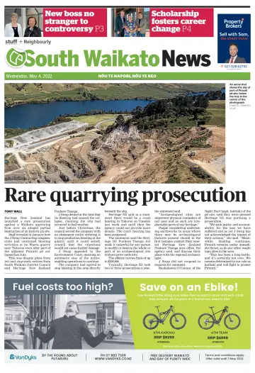 South Waikato News - 4 May 2022