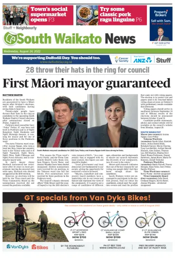 South Waikato News - 24 Aug 2022