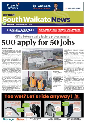 South Waikato News - 2 Aug 2023