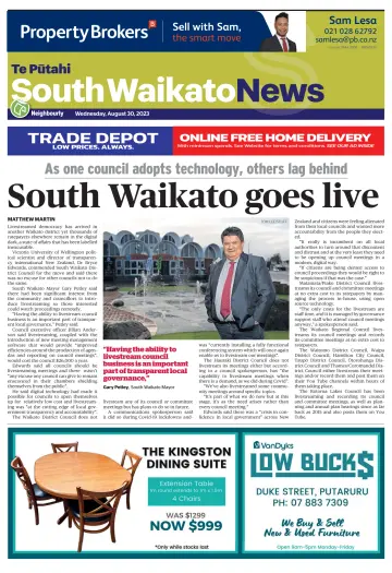 South Waikato News - 30 Aug 2023