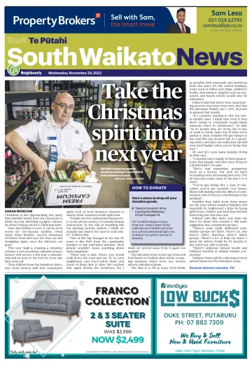 South Waikato News - 29 Nov 2023