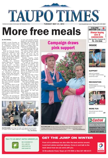 Taupo Times - 21 May 2013