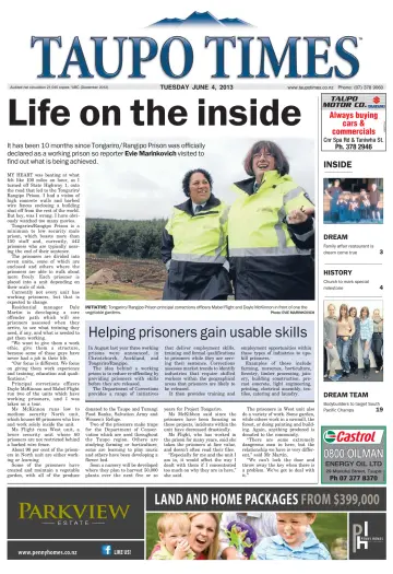 Taupo Times - 4 Jun 2013