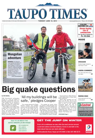 Taupo Times - 18 Jun 2013