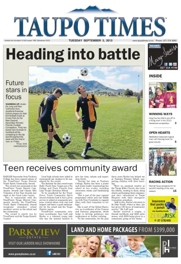 Taupo Times - 3 Sep 2013