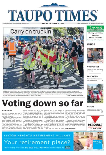 Taupo Times - 4 Oct 2013