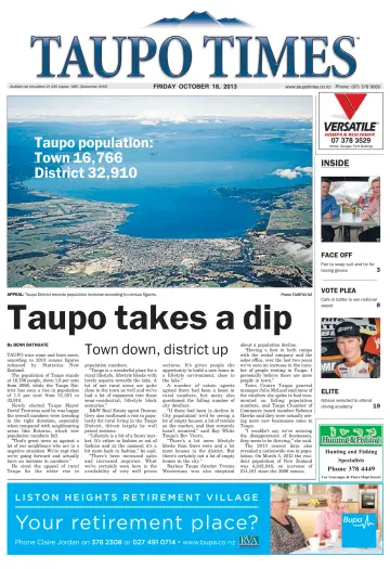 Taupo Times - 18 Oct 2013