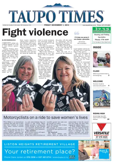 Taupo Times - 1 Nov 2013