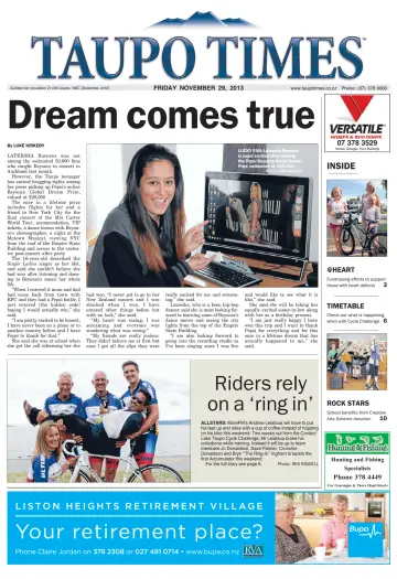 Taupo Times - 29 Nov 2013