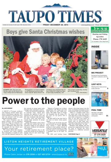 Taupo Times - 20 Dec 2013