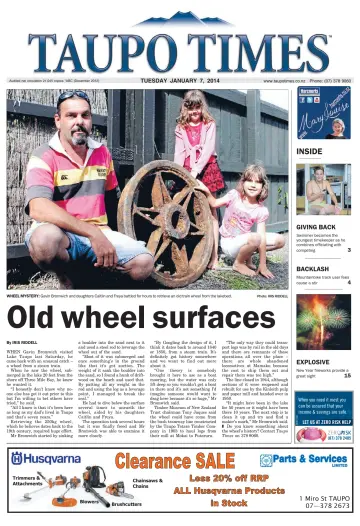 Taupo Times - 7 Jan 2014