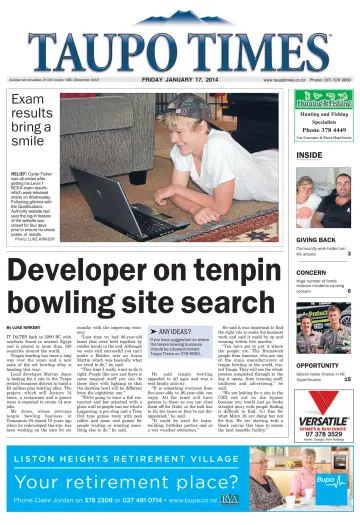 Taupo Times - 17 Jan 2014