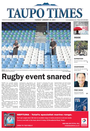 Taupo Times - 21 Jan 2014