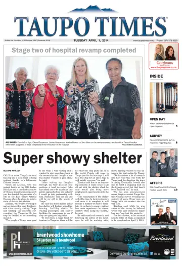 Taupo Times - 1 Apr 2014