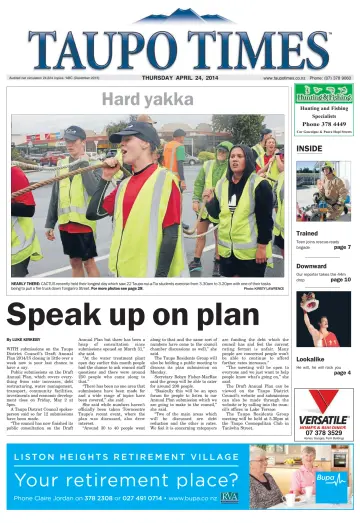 Taupo Times - 24 Apr 2014