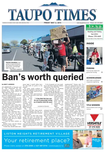 Taupo Times - 2 May 2014