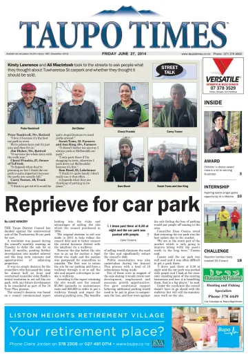 Taupo Times - 27 Jun 2014