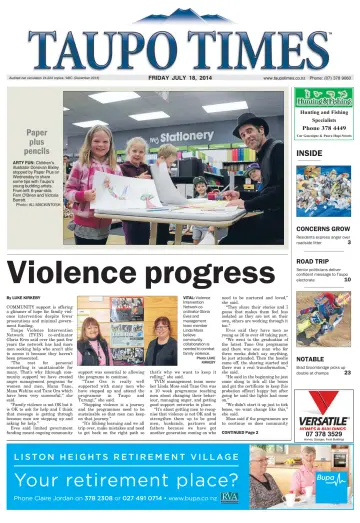 Taupo Times - 18 Jul 2014