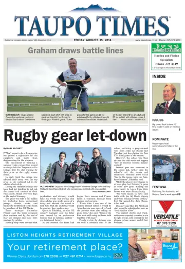 Taupo Times - 15 Aug 2014