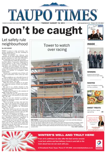 Taupo Times - 19 Aug 2014