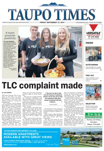 Taupo Times - 12 Sep 2014