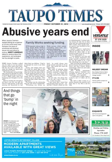 Taupo Times - 31 Oct 2014