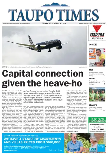 Taupo Times - 14 Nov 2014