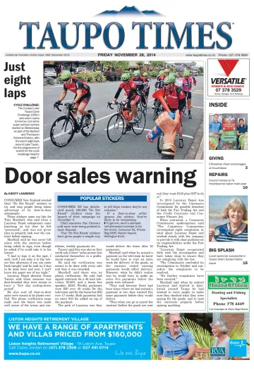 Taupo Times - 28 Nov 2014