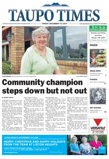 Taupo Times - 19 Dec 2014