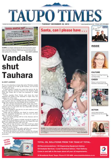 Taupo Times - 23 Dec 2014