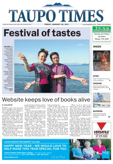 Taupo Times - 30 Jan 2015