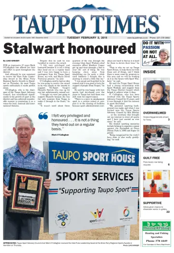 Taupo Times - 3 Feb 2015