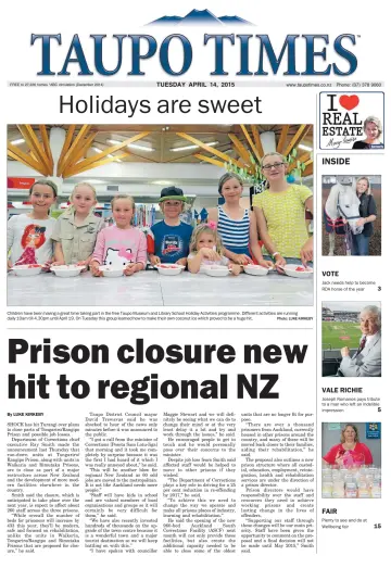 Taupo Times - 14 Apr 2015