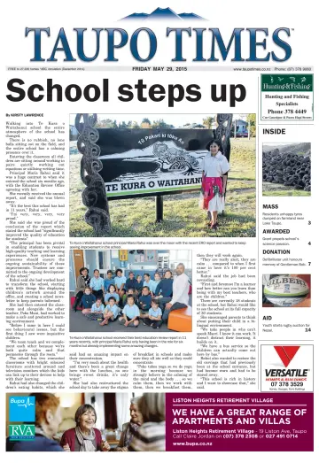 Taupo Times - 29 May 2015