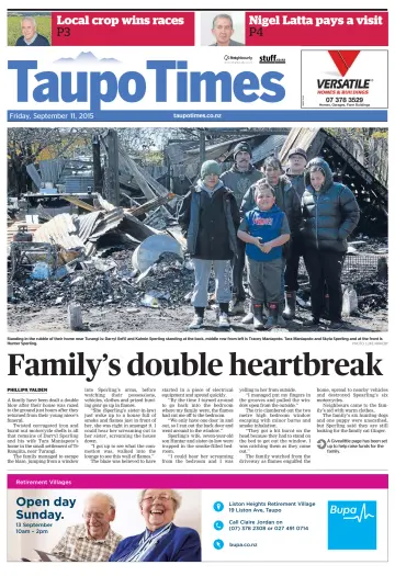 Taupo Times - 11 Sep 2015