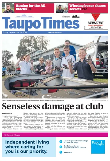 Taupo Times - 25 Sep 2015