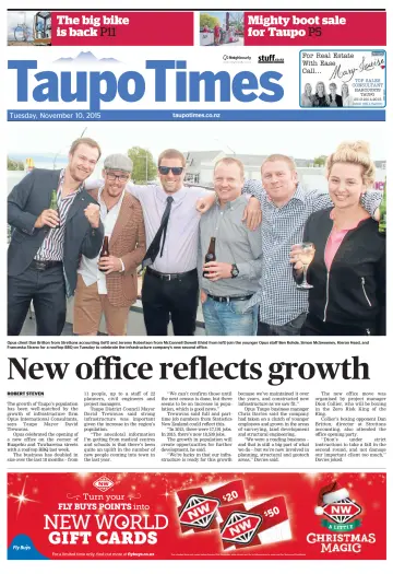 Taupo Times - 10 Nov 2015