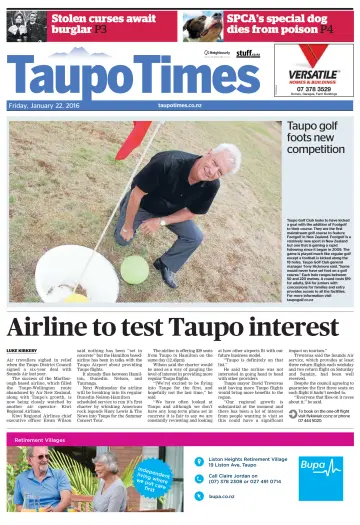 Taupo Times - 22 Jan 2016