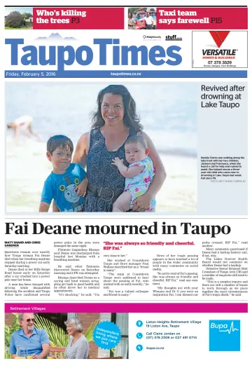 Taupo Times - 5 Feb 2016