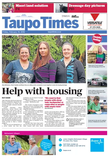 Taupo Times - 19 Feb 2016
