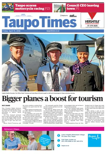 Taupo Times - 15 Apr 2016