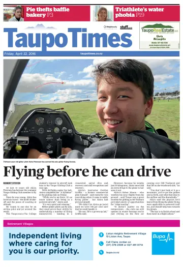 Taupo Times - 22 Apr 2016