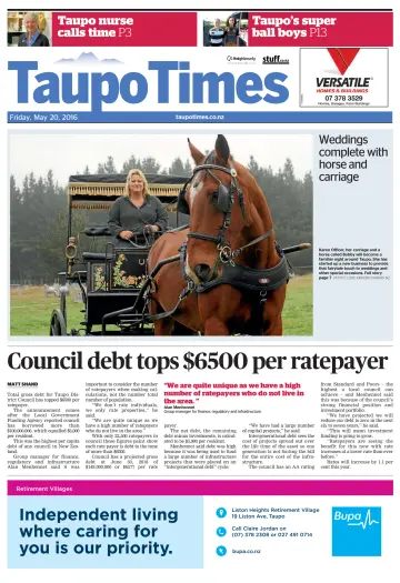 Taupo Times - 20 May 2016