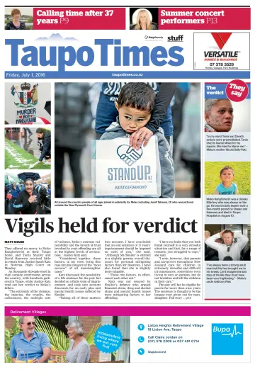 Taupo Times - 1 Jul 2016